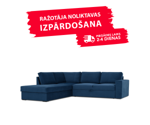 Diivan MODERN SLEEPING (Vasakpoolne avatud nurk, väljatõmmatav)(Tumehall)